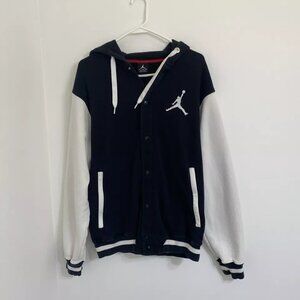 Jordan Men's Jumpman Varsity Hoodie Jacket-Size XL